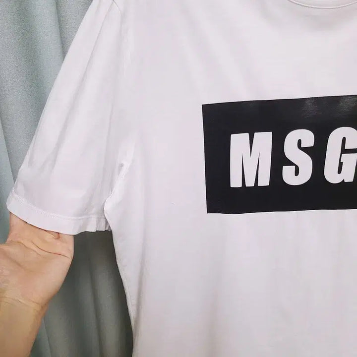 [BUNJANG] MSGM Logo Print T-Shirt / MSGM 로고 프린트 티셔츠