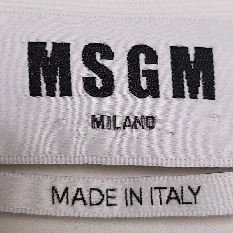 [BUNJANG] MSGM Logo Print T-Shirt / MSGM 로고 프린트 티셔츠