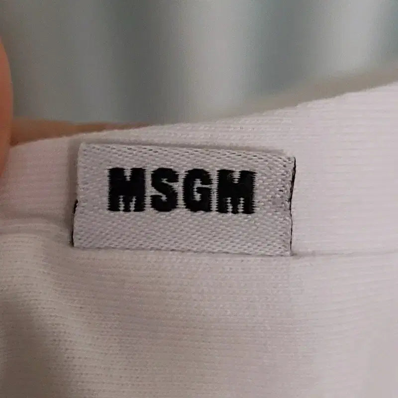 [BUNJANG] MSGM Logo Print T-Shirt / MSGM 로고 프린트 티셔츠