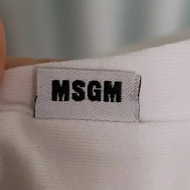 [BUNJANG] MSGM Logo Print T-Shirt / MSGM 로고 프린트 티셔츠