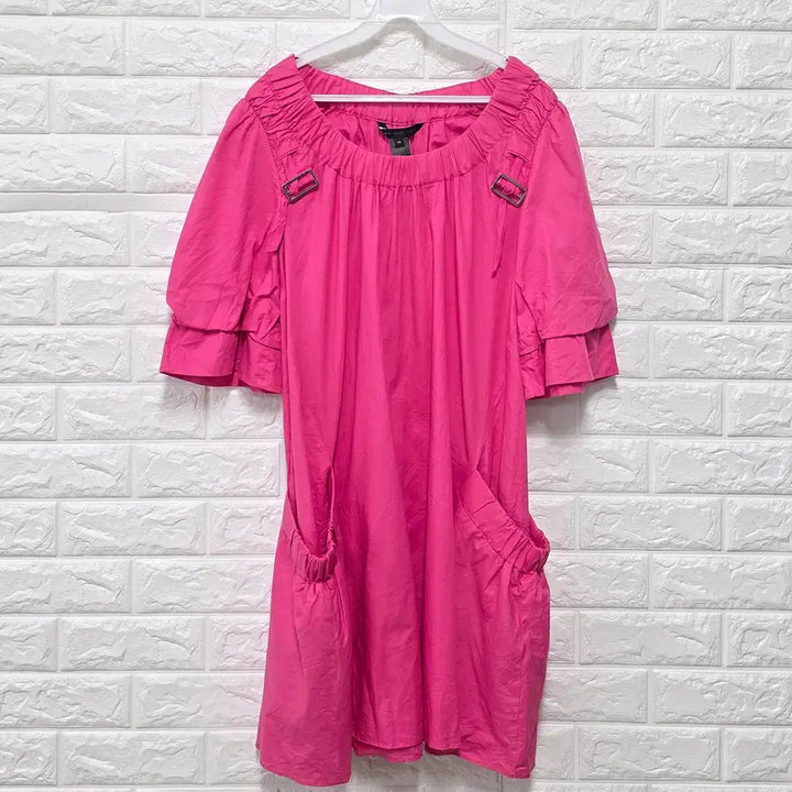 [BUNJANG] Marc Jacobs Pink Off-Shoulder Dress / S 마크제이콥스 핑크 오프숄더 원피스 C987