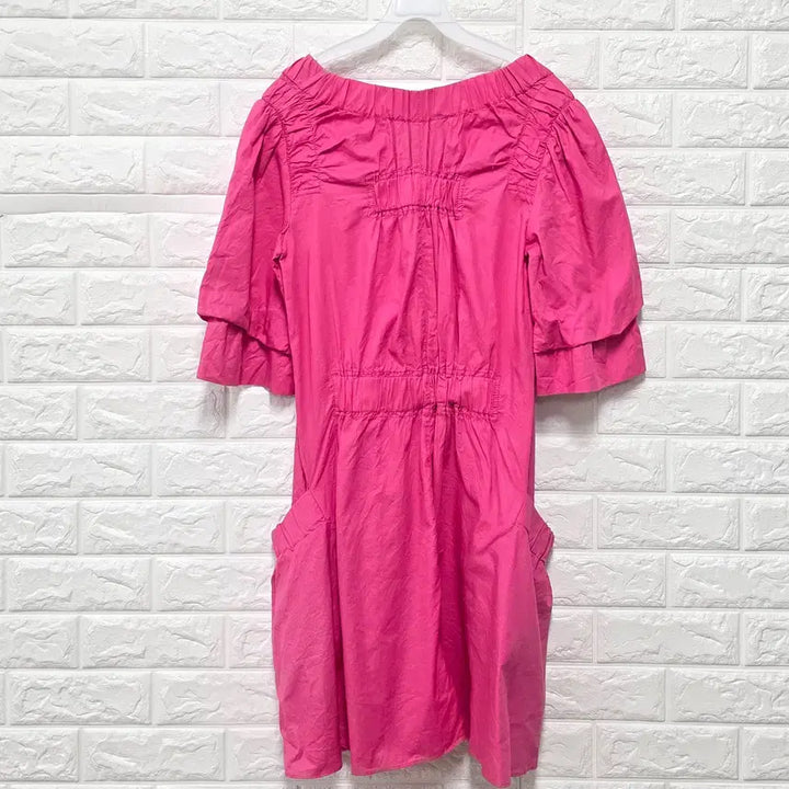 [BUNJANG] Marc Jacobs Pink Off-Shoulder Dress / S 마크제이콥스 핑크 오프숄더 원피스 C987