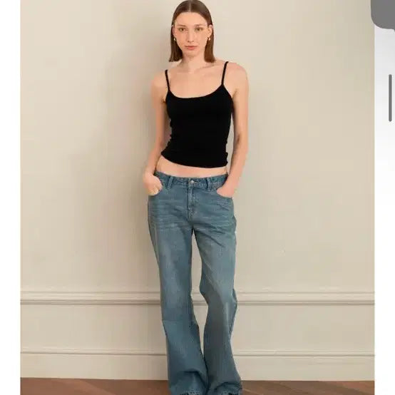 [BUNJANG] Glowny Rodeo Jeans (Washed Blue) / 글로니 로데오진 (washed blue)