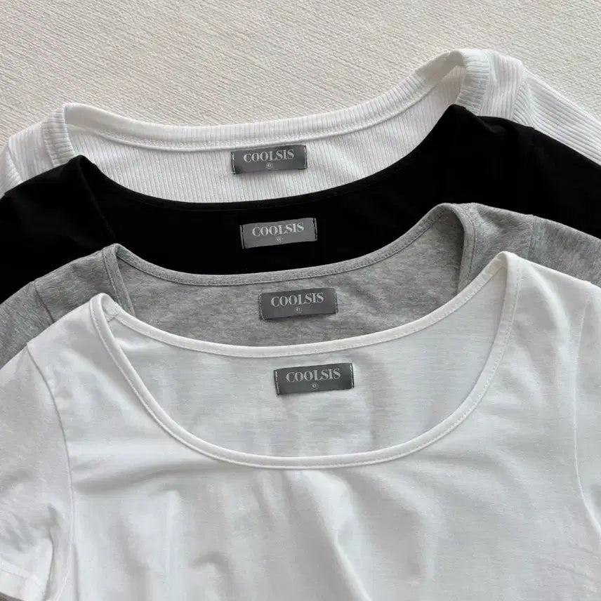 [BUNJANG] Coolsis C-BASIC Crop Top &amp; U Top - Basic T-Shirts / 쿨시스 기본티 설명많음주의
