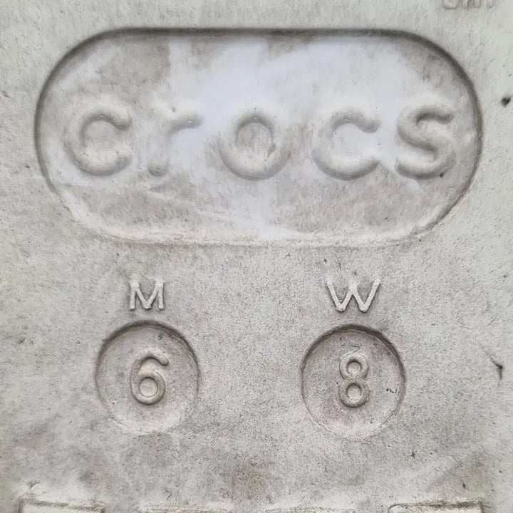 [BUNJANG] Crocs Classic Crush Clog White 250 / 크록스 클래식 크러쉬 클로그 화이트 250