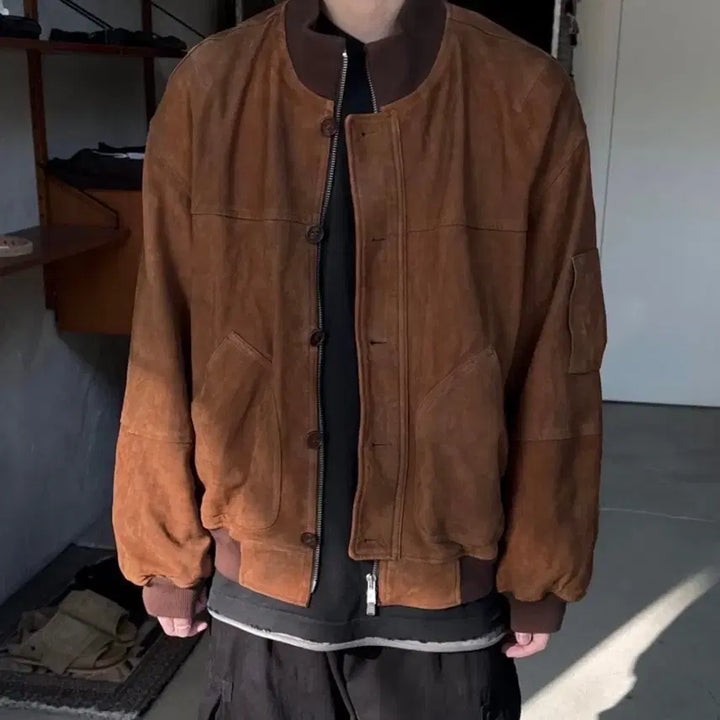 [BUNJANG] Polytelu Suede Tanker Jacket / [3] 폴리테루 스웨이드 탱커