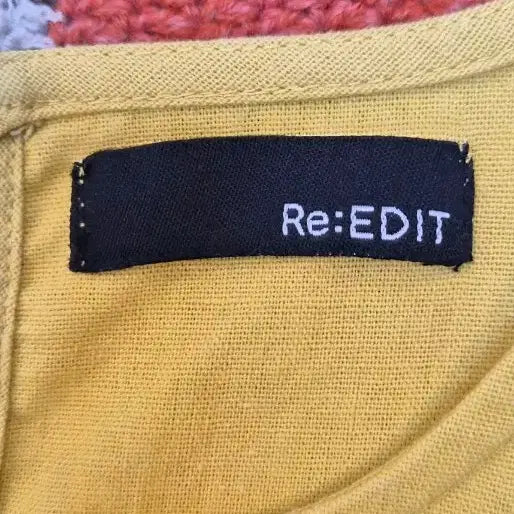 [BUNJANG] RE:EDIT Cotton Linen Blend Long Dress (Size 66) / RE:EDIT 면 마 혼방 롱원피스 (66)