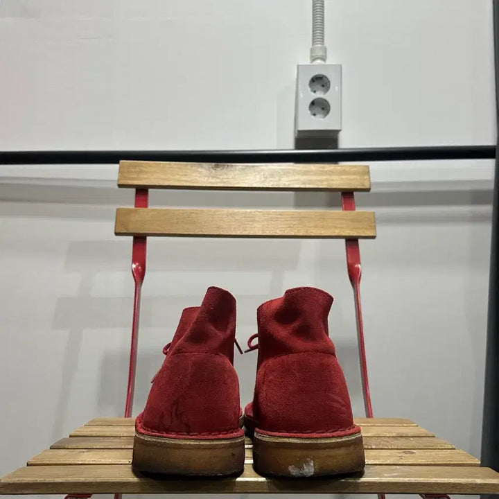 [BUNJANG] Supreme x Clarks Desert Map Desert Boots / US9.5) 슈프림 x 클락스 부츠 남성 남자 데저트 맵 데저트 부츠
