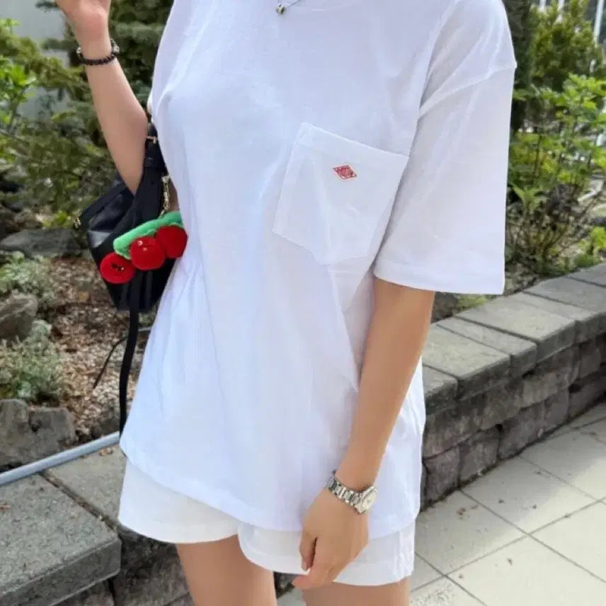 [BUNJANG] Danton Pocket T-shirt Unisex / 정품/새상품) 단톤 포켓 반팔티셔츠  반팔티셔츠 남녀공용