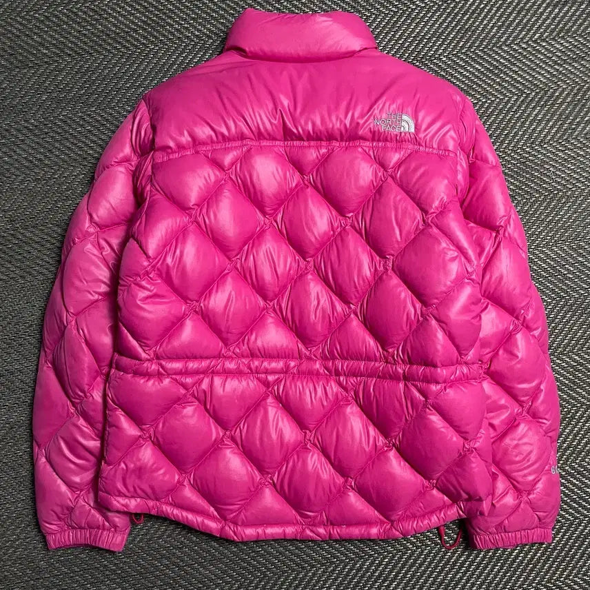 [BUNJANG] The North Face 600 Diamond Quilted Goose Down Puffer Jacket / 노스페이스 600 다이아몬드 퀼팅 구스다운 푸퍼 패딩 핑크y 5393