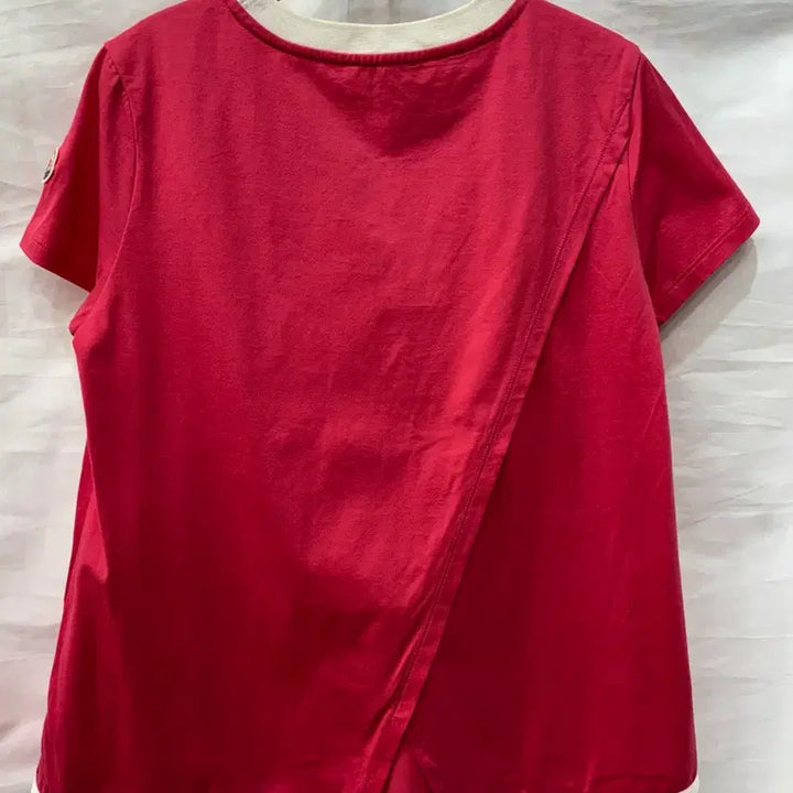 [BUNJANG] Moncler Pink Short Sleeve T-shirt (Size S) / 몽클레어 핑크색 반팔티 S/55사이즈(정품)