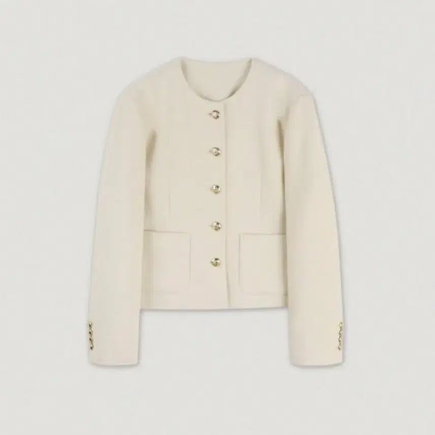 [BUNJANG] LeMore Tweed Jacket (Ivory) / [새상품] 르모어 트위드 자켓 (아이보리)