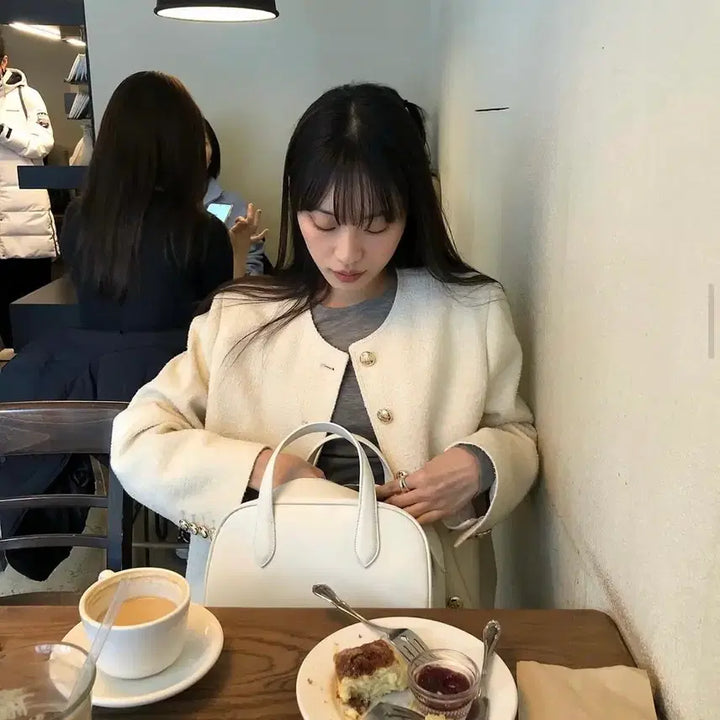 [BUNJANG] LeMore Tweed Jacket (Ivory) / [새상품] 르모어 트위드 자켓 (아이보리)