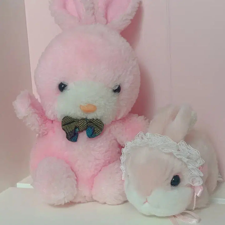 [BUNJANG] Vintage Rabbit Doll Bundle (w/ Head Dress) Heisei Retro / 고전 빈티지 토끼 인형 일괄 (헤도레 포함) 헤이세이레트로