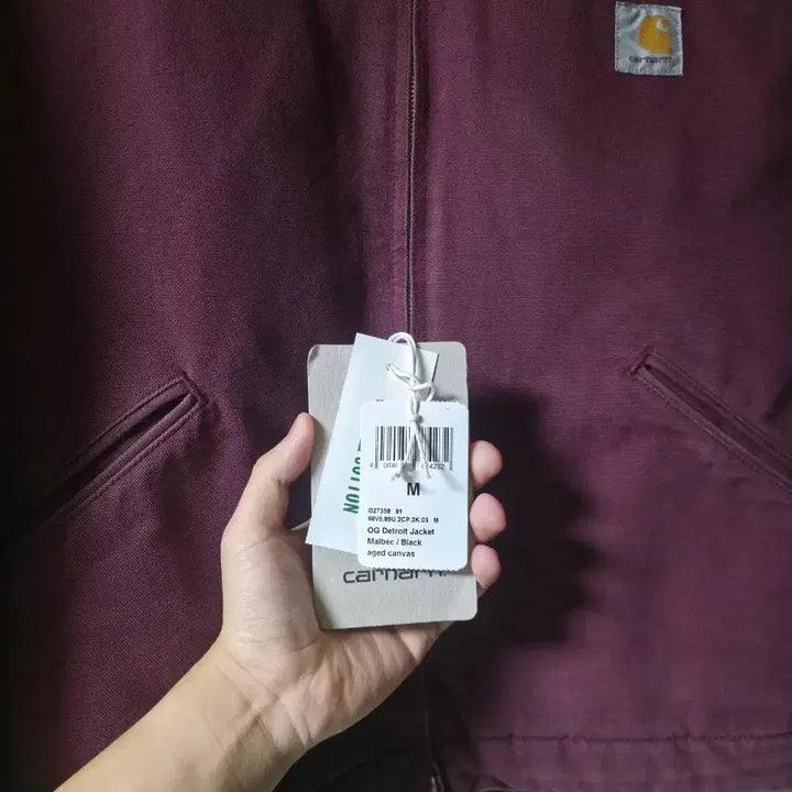 [BUNJANG] Carhartt WIP OG Detroit Jacket Malbec (M) / 칼하트 wip  og 디트로이트 말벡 m 사이즈