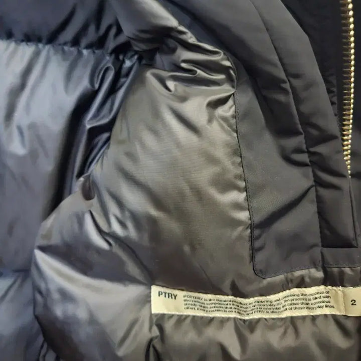 [BUNJANG] POTTERY File Parka Goose Down Padding Black / L ~ XL) 포터리 POTTERY 파일 파카 구스다운 패딩 블랙
