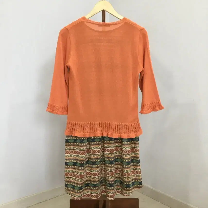 [BUNJANG] Vintage Hippie Cardigan and Dress Set / jpn빈티지 히피 가디건+원피스 세트