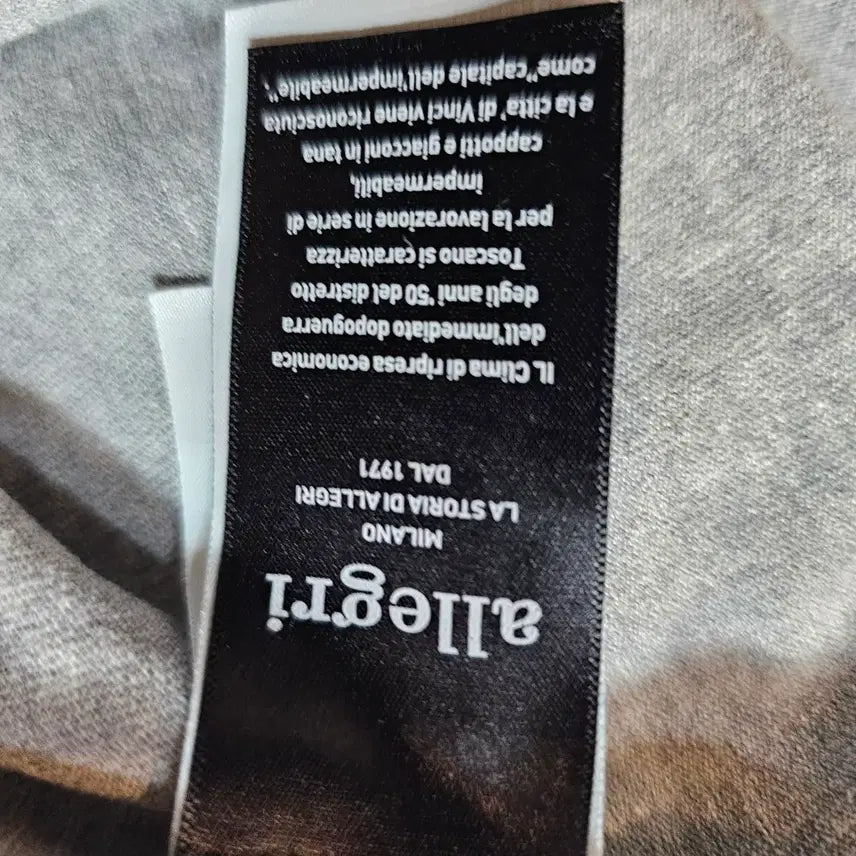 [BUNJANG] Allegri Gray Pocket Short Sleeve T-shirt / allegri 알레그리 회색 포켓 반팔 티셔츠
