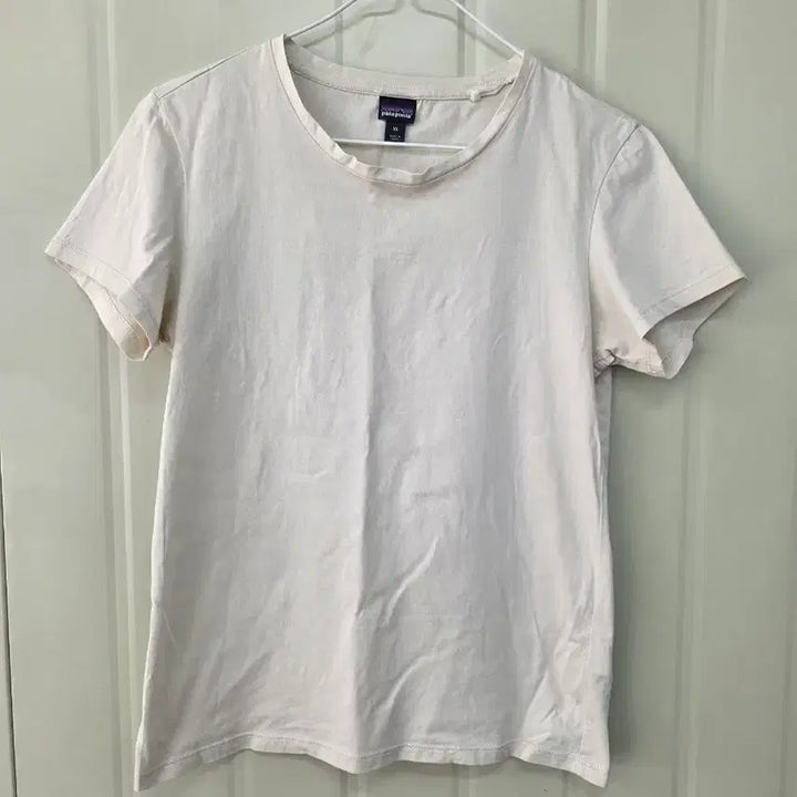[BUNJANG] Patagonia Ivory Short Sleeve T-shirt XS / 파타고니아 반팔 티셔츠 아이보리 XS