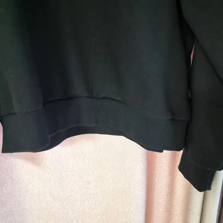 [BUNJANG] Ironstein L Black Embroidered Sweatshirt / 아이언스테인 맨투맨