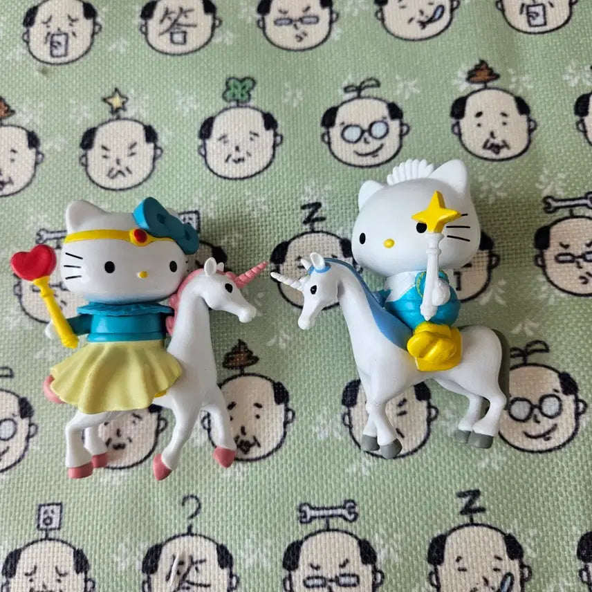[BUNJANG] Hello Kitty Unicorn Figure Set / 헬로키티 유니콘 피규어 세트