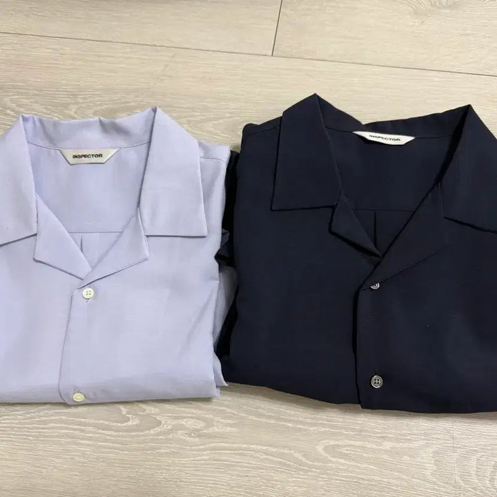 [BUNJANG] Inspector Linen Open Collar Shirt Bundle / 인스펙터 린넨 오픈카라셔츠 2벌 일괄