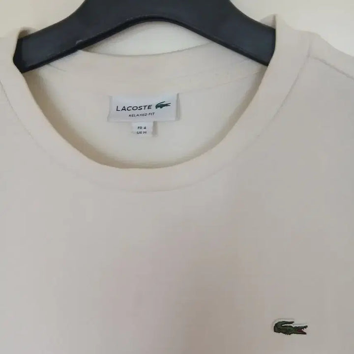 [BUNJANG] Lacoste White Short Sleeve T-shirt / 라코스테 화이트 반팔 티셔츠 95~100