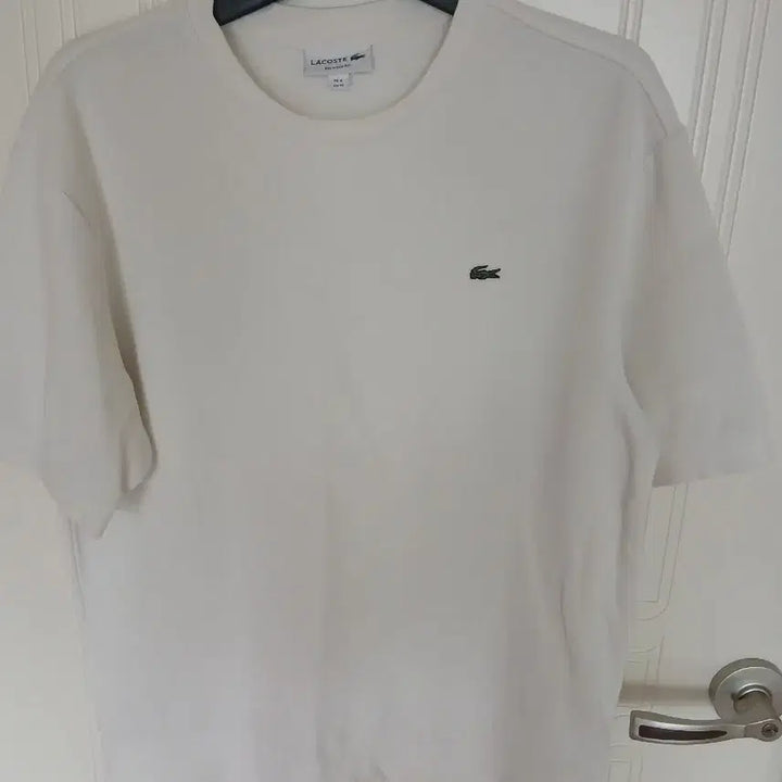 [BUNJANG] Lacoste White Short Sleeve T-shirt / 라코스테 화이트 반팔 티셔츠 95~100