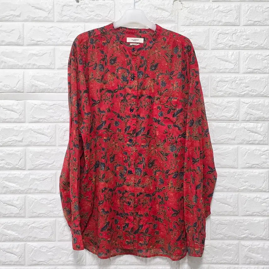 [BUNJANG] Isabel Marant Red Blouse / Free 이자벨마랑 레드 블라우스 C990