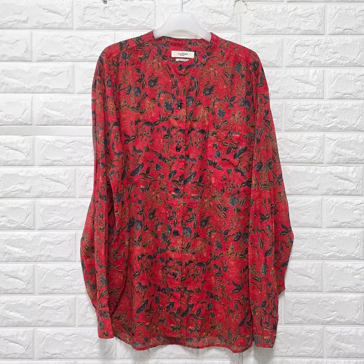 [BUNJANG] Isabel Marant Red Blouse / Free 이자벨마랑 레드 블라우스 C990
