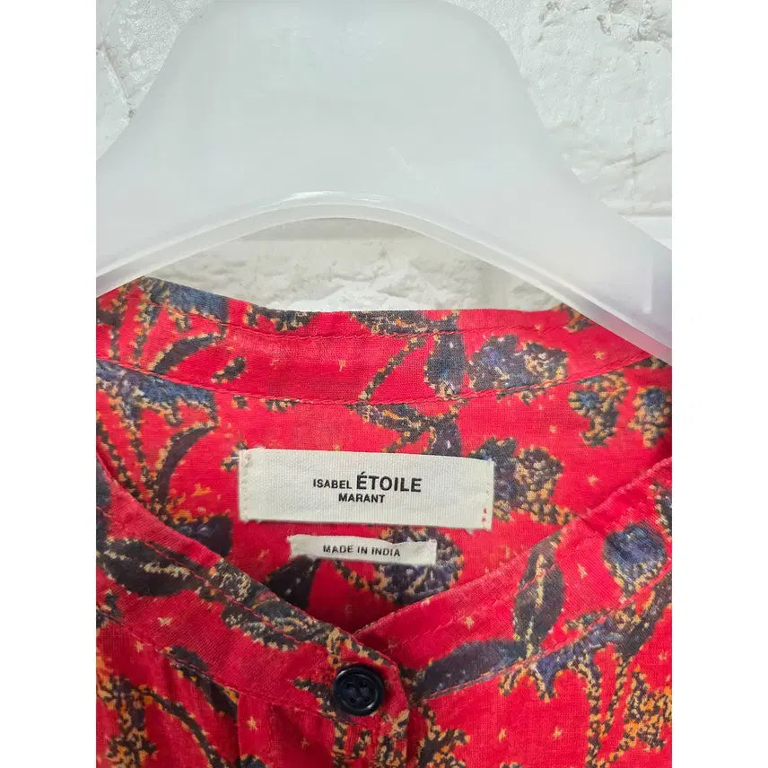 [BUNJANG] Isabel Marant Red Blouse / Free 이자벨마랑 레드 블라우스 C990