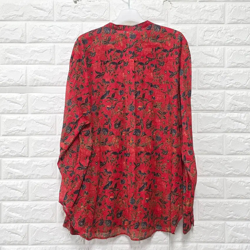 [BUNJANG] Isabel Marant Red Blouse / Free 이자벨마랑 레드 블라우스 C990