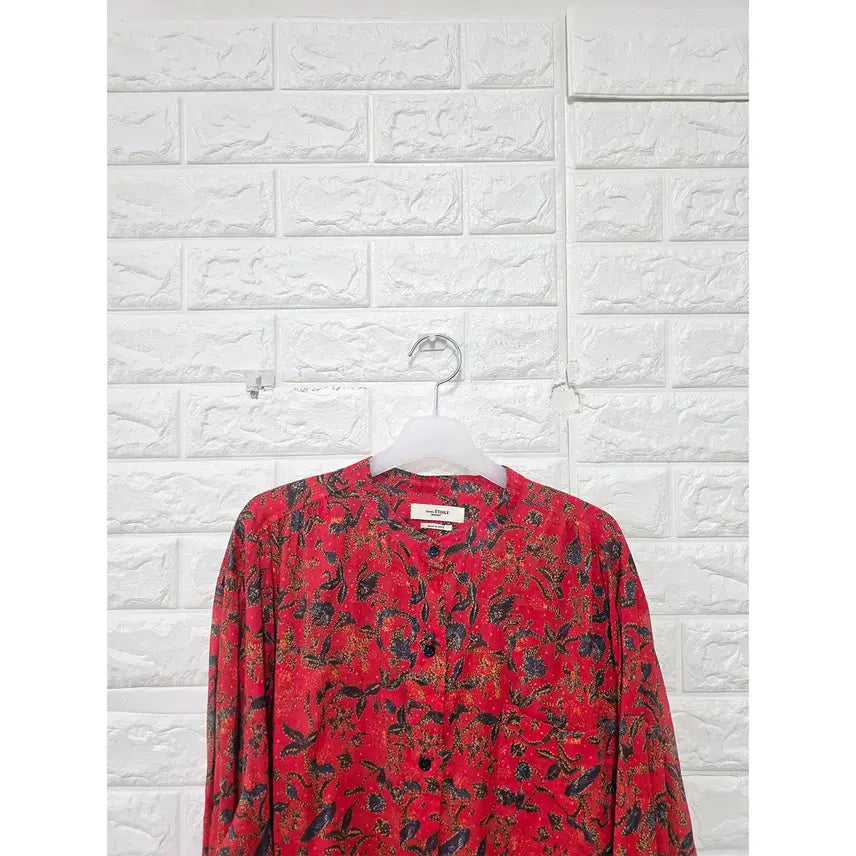 [BUNJANG] Isabel Marant Red Blouse / Free 이자벨마랑 레드 블라우스 C990
