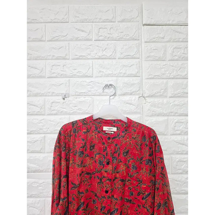 [BUNJANG] Isabel Marant Red Blouse / Free 이자벨마랑 레드 블라우스 C990