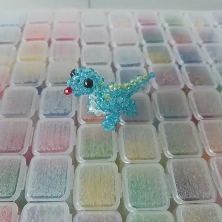 [BUNJANG] Beaded Dinosaur Keyring / 비즈 공룡 [키링/군번줄고리/폰줄]