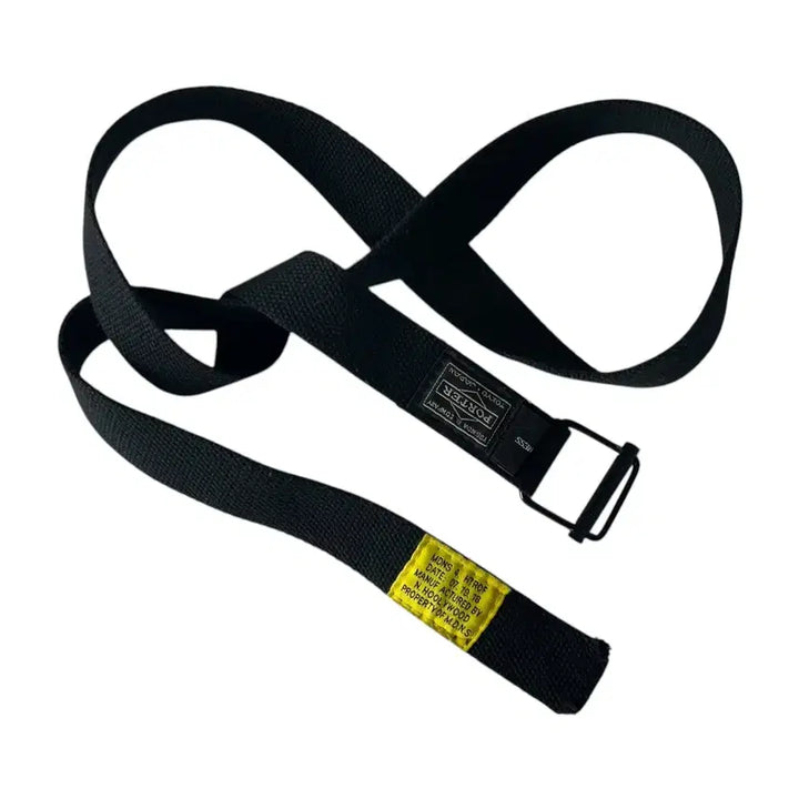 [BUNJANG] PORTER N.HOOLYWOOD Black Web Belt / [PORTER x N.HOOLYWOOD] 포터 엔할리우드 블랙 웹 벨트