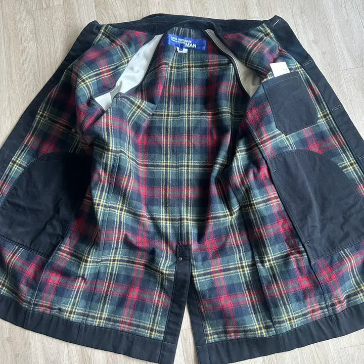 [BUNJANG] Comme des Garcons Junya Watanabe Patch Coat Black L / 꼼데가르송 준야 와타나베 패치 코트 블랙 L