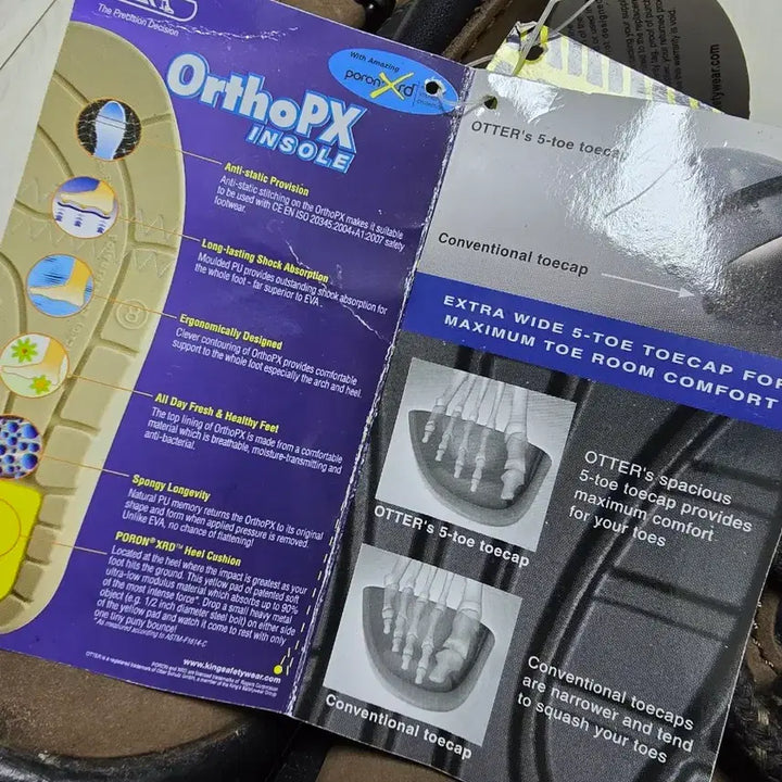 [BUNJANG] OTTER Honeywell Safety Work Boots Size 46 / OTTER 안전화 작업화 독일하니웰 46사이즈 운포