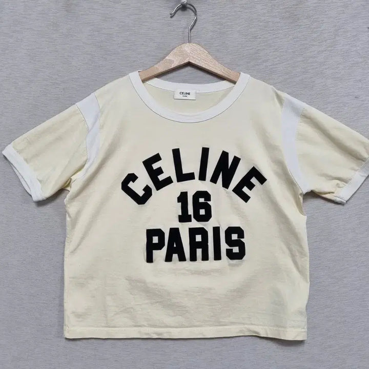 [BUNJANG] Celine Crop Short Sleeve T-shirt / 셀린 크롭 반팔티 여44ㅡ0428