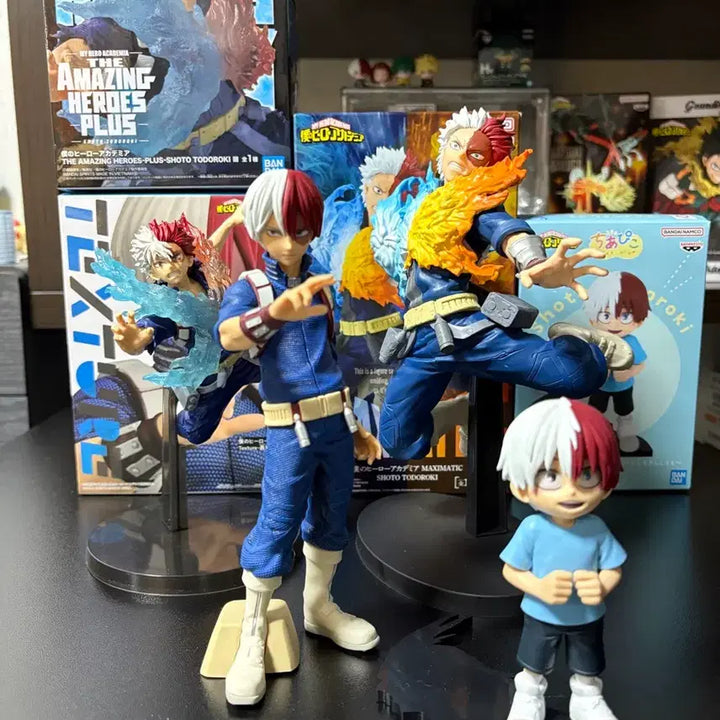 [BUNJANG] My Hero Academia Todoroki Shoto Figure Bundle Set / [개봉]택포8.3 히로아카 토도로키 쇼토 4종세트 일괄