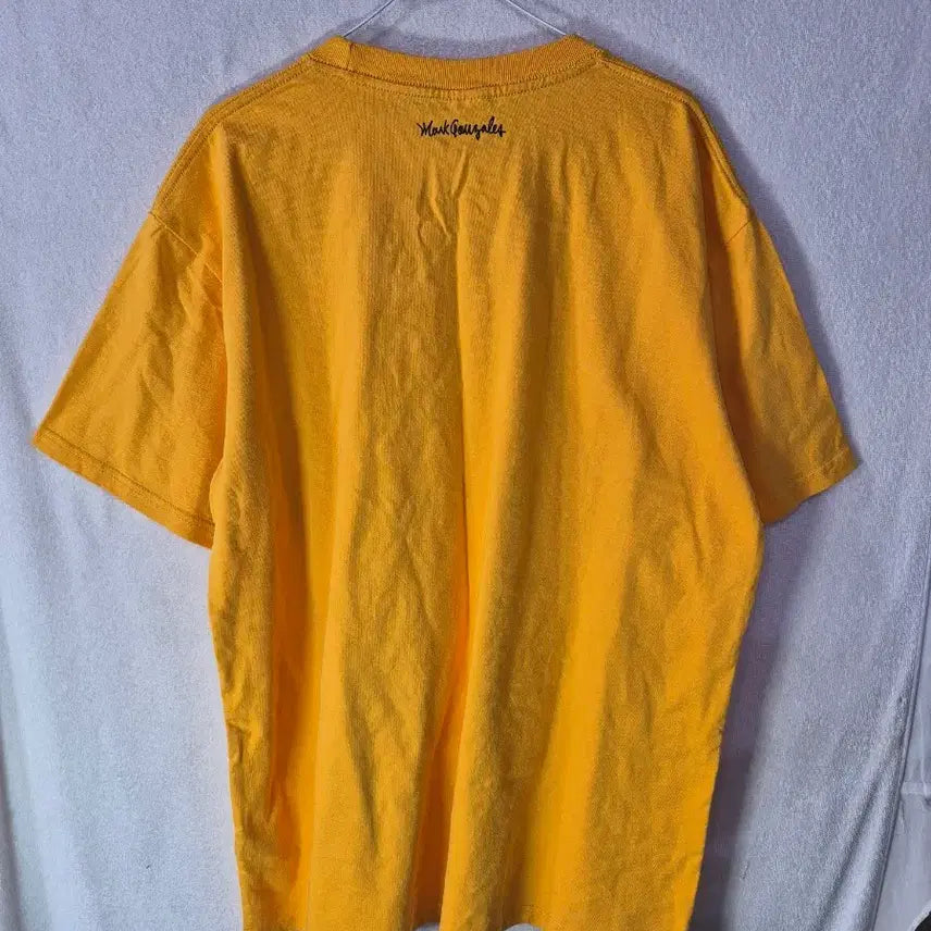 [BUNJANG] Mark Gonzales Yellow Short Sleeve T-shirt / XL 마크 곤잘레스 남성 반팔 티셔츠 옐로우