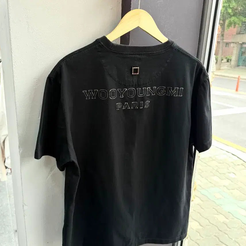 [SOLD OUT] 48/ 우영미 21SS 백로고 라운드 반팔
