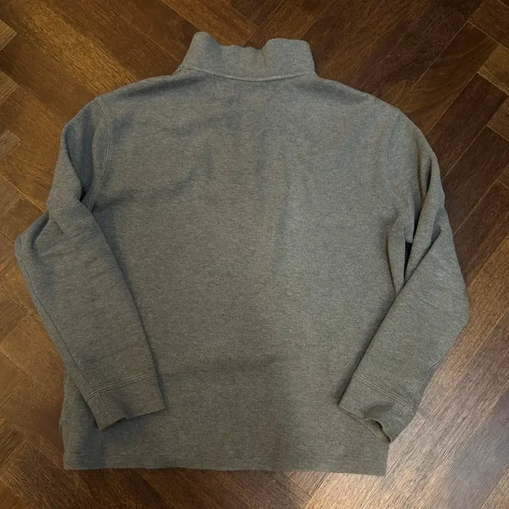 [BUNJANG] Polo Ralph Lauren Vintage Knit Half-Zip Sweater / Polo RalphLauren 폴로 빈티지 니트 반집업 그레이 그린포니
