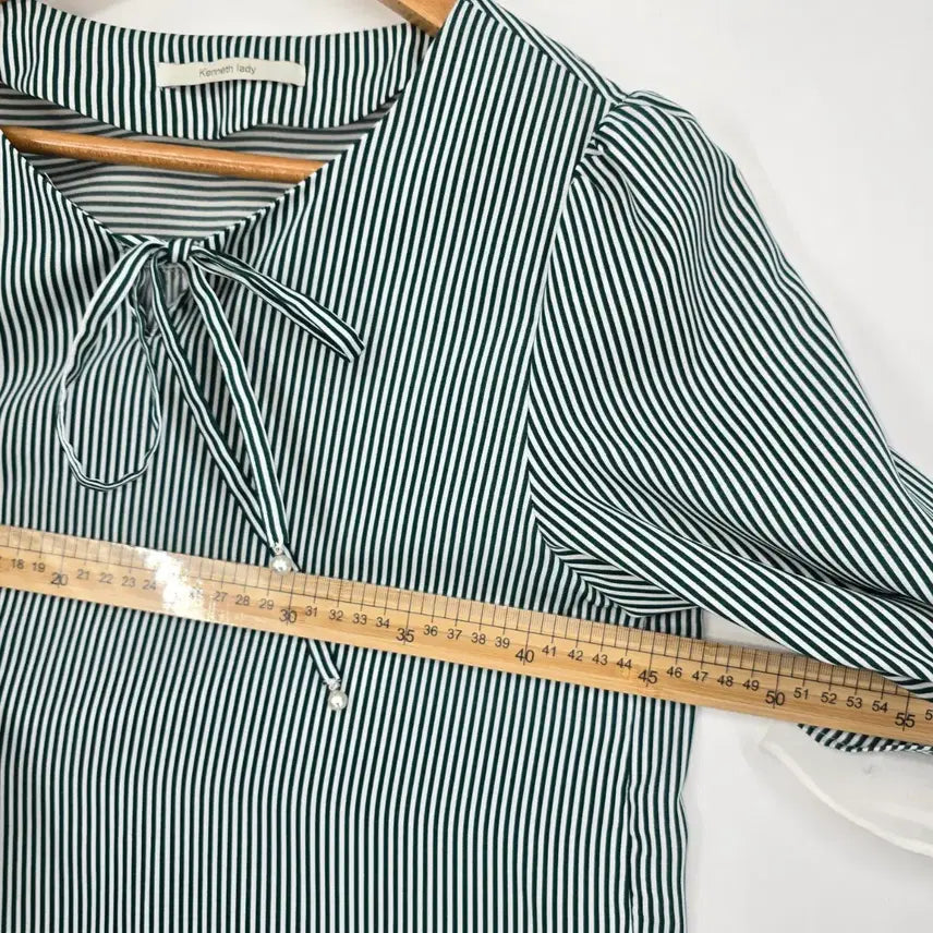 [BUNJANG] Kenneth Lady Striped Blouse / 케네스레이디의 스트라이프 블라우스 7부