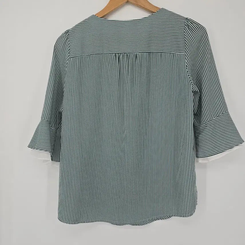 [BUNJANG] Kenneth Lady Striped Blouse / 케네스레이디의 스트라이프 블라우스 7부
