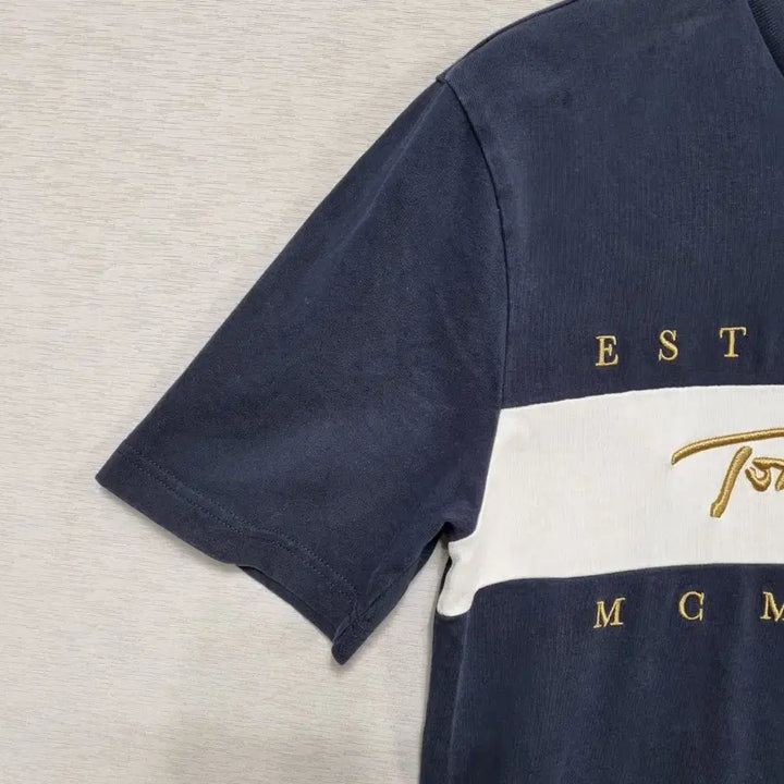 [BUNJANG] Tommy Hilfiger Embroidered T-shirt (Navy) Men&