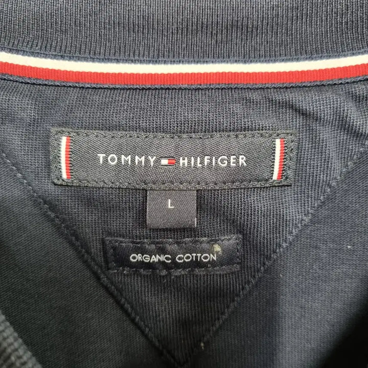 [BUNJANG] Tommy Hilfiger Embroidered T-shirt (Navy) Men&