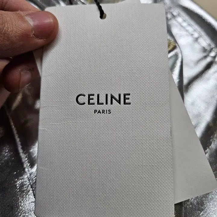 [BUNJANG] Celine Metallic Silver Skinny Stretch Denim Pants / 26) 셀린느 CELINE 메탈릭 실버 스키니 스트레치 데님 팬츠