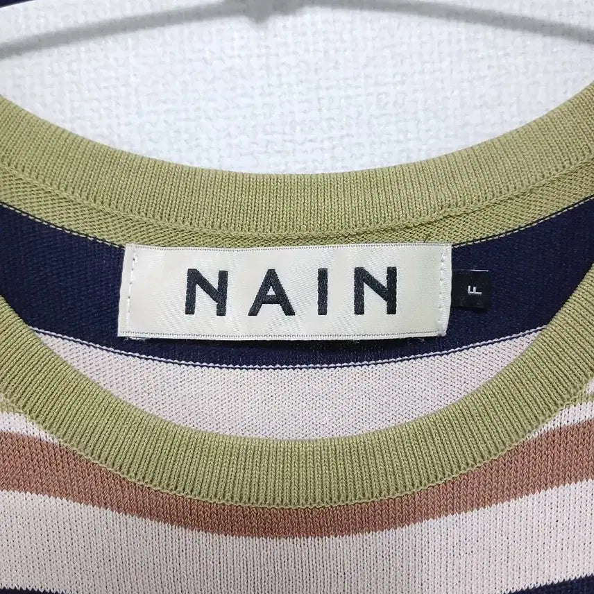 [BUNJANG] NAIN Striped Short Sleeve Long Dress / NAIN 스트라이프 반팔 롱 원피스