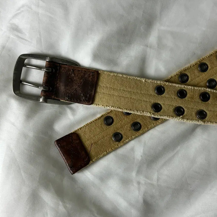[SOLD OUT] [JPN] 빈티지 아일렛 캔버스 벨트